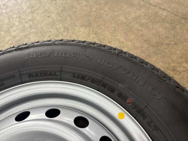SUZUKI スーパーキャリー純正スチールホイール+YOKOHAMA SUPER VAN 355
