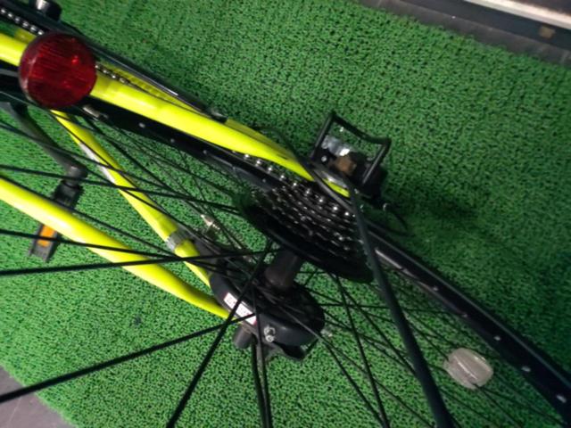 丸石サイクル PDP266M プレアデス 26インチ外装6段変速 キッズサイクル グリーン + Shinko LLチューブ プレミアムチューブ 1.2mm 英式 26x1-3/8 16903