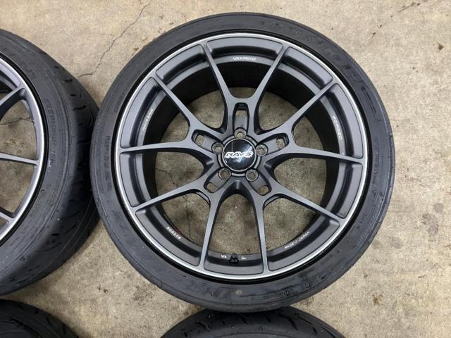 ☆YR-ADVANCE特注サイズ☆ RAYS VOLK RACING G025 + DUNLOP DIREZZA ZⅢ