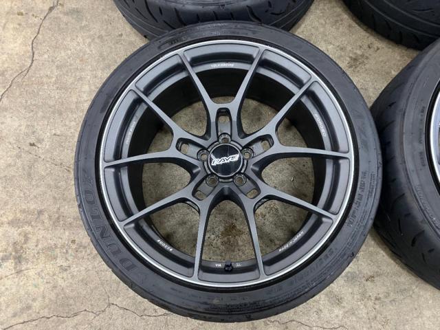 ☆YR-ADVANCE特注サイズ☆ RAYS VOLK RACING G025 + DUNLOP DIREZZA ZⅢ