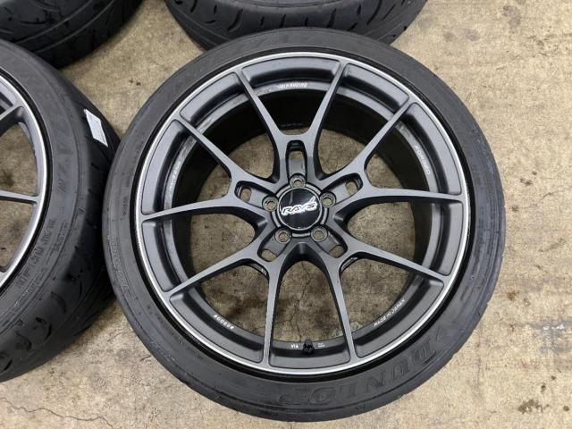 ☆YR-ADVANCE特注サイズ☆ RAYS VOLK RACING G025 + DUNLOP DIREZZA ZⅢ