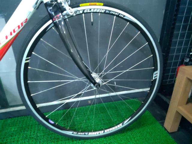 BRIDGESTONE ANCHOR RCS-7 700c 2x10s アルミ×カーボンバック ロードバイク レッド