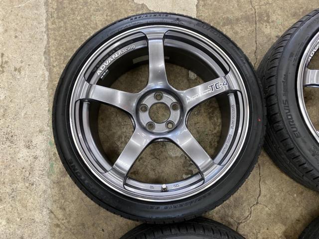 YOKOHAMA(ヨコハマ) ADVAN Racing TC-4  + ROADSTONE Eurovis Sport 04