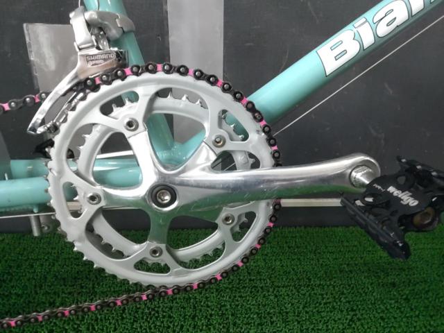 BIANCHI PISA 2008年頃? 20インチ(406) 2×8s ミニベロ チェレステ