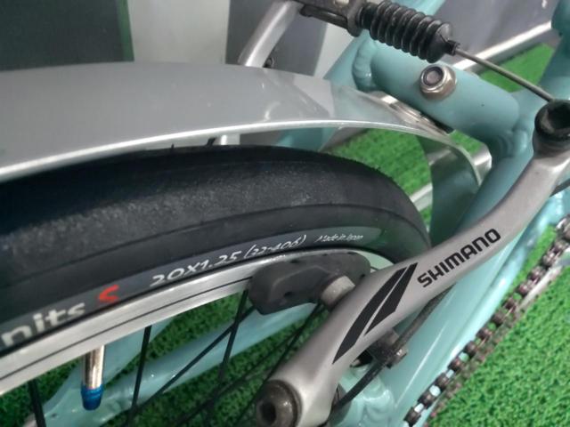 BIANCHI PISA 2008年頃? 20インチ(406) 2×8s ミニベロ チェレステ