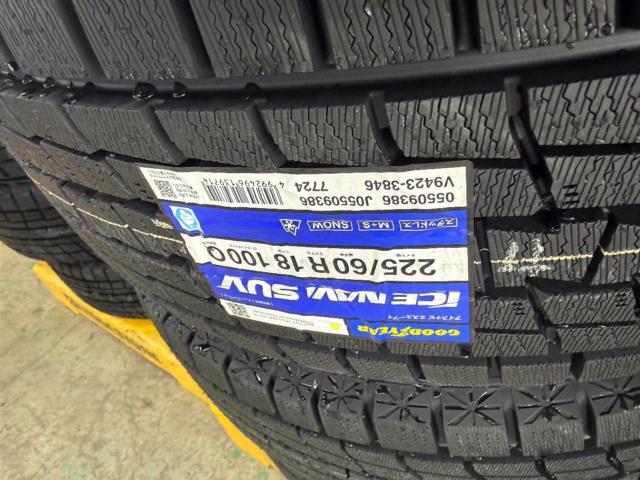 ☆新品タイヤ付☆ トヨタ ハリアー/60系 プレミアムパッケージ 純正ホイール + GOODYEAR ICE NAVI SUV