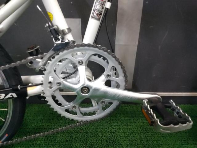 メーカー不明 TK12-KMT01 20x1.25インチ 2x7s 折りたたみミニベロ ホワイト