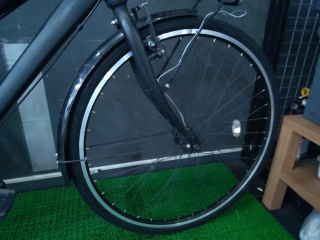 CBA OFFICE PRESS CM 700c 外装7段変速 シティサイクル マットブラック サイズ:460mm 適正身長:165cm-