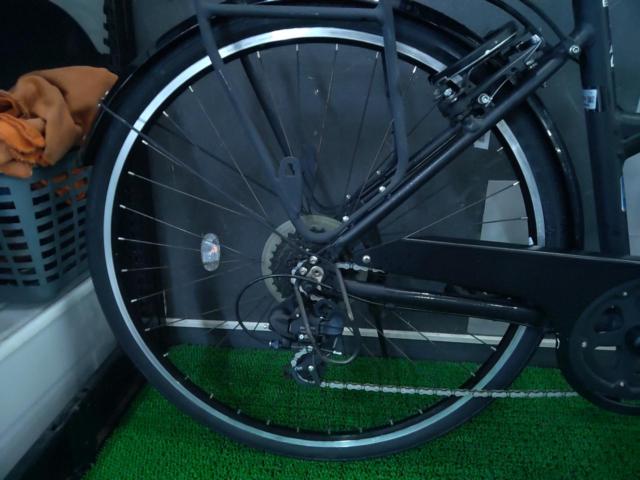 CBA OFFICE PRESS CM 700c 外装7段変速 シティサイクル マットブラック サイズ:460mm 適正身長:165cm-