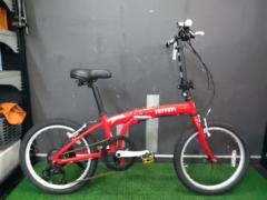 ジック Ferrari AL-FDB207Ⅱ 20インチ 外装7段変速 折りたたみ自転車 レッド
