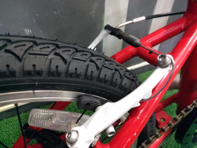 ジック Ferrari AL-FDB207Ⅱ 20インチ 外装7段変速 折りたたみ自転車 レッド