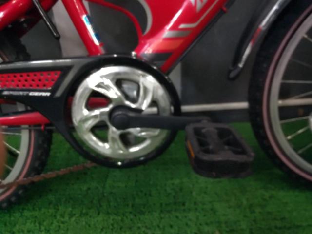 【わけあり現状販売】BRIDGESTONE EX06 エクスプレスジュニア 2018年頃 20インチ 外装6段変速 ジュニアサイクル レッド※錆/シフターディスプレイヒビ/タイヤヒビ