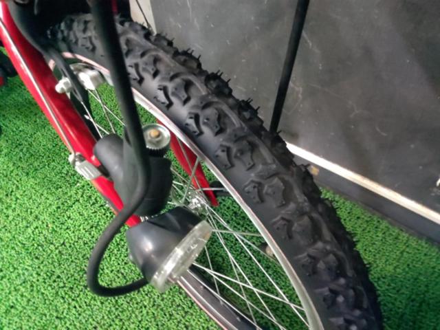 【わけあり現状販売】BRIDGESTONE EX06 エクスプレスジュニア 2018年頃 20インチ 外装6段変速 ジュニアサイクル レッド※錆/シフターディスプレイヒビ/タイヤヒビ