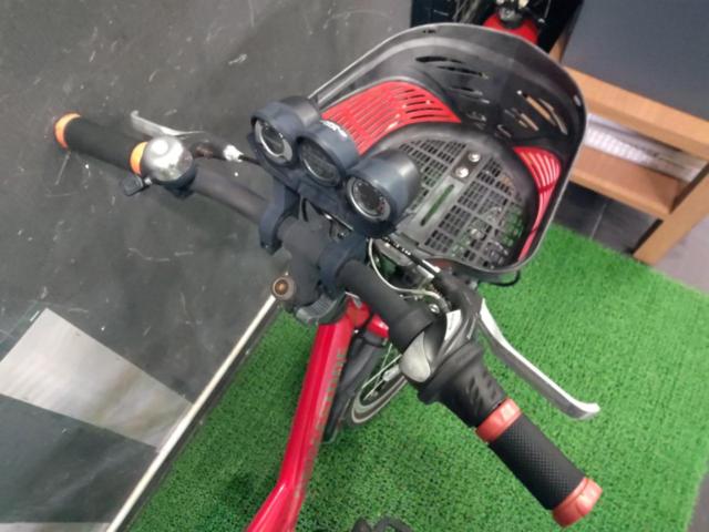 【わけあり現状販売】BRIDGESTONE EX06 エクスプレスジュニア 2018年頃 20インチ 外装6段変速 ジュニアサイクル レッド※錆/シフターディスプレイヒビ/タイヤヒビ