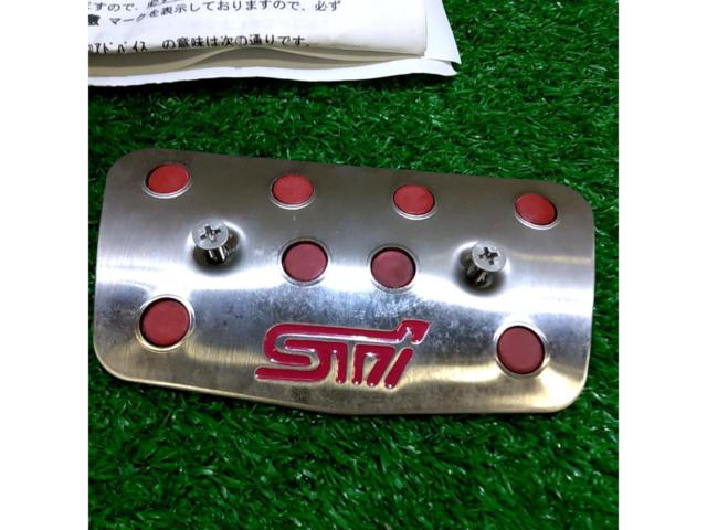 STI
Pedal pad set for Legacy/BP
BL system
AT car]