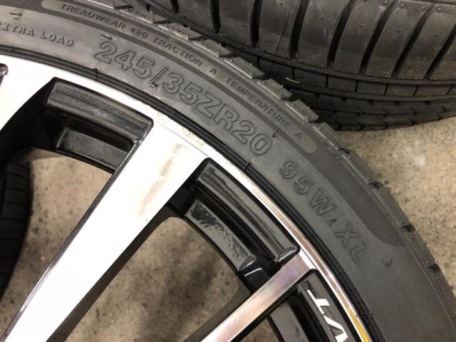 ★新品タイヤ付き!!!!★weds LEONIS VT + WINRUN R330 245/35R20 95W XL