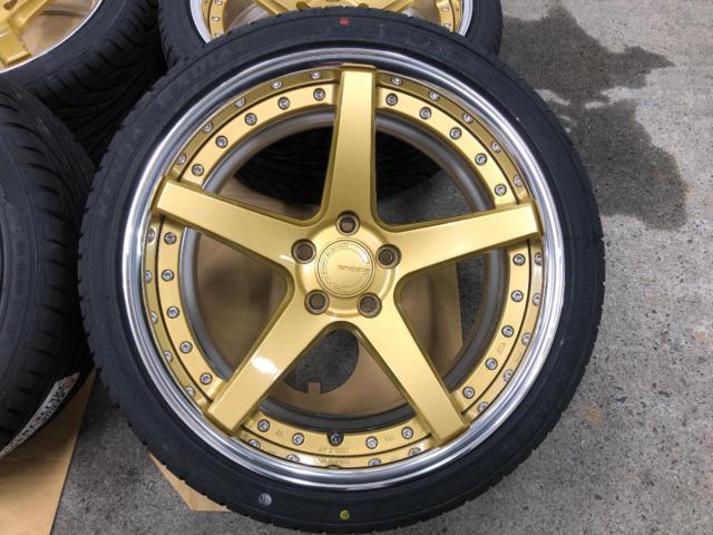 ☆新品タイヤ×セミオーダーカラー☆WORK GNOSIS CVF + KENDA KR20