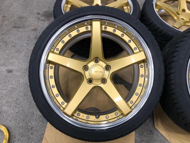 ☆新品タイヤ×セミオーダーカラー☆WORK GNOSIS CVF + KENDA KR20