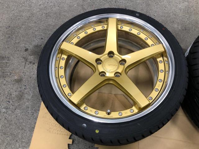 ☆新品タイヤ×セミオーダーカラー☆WORK GNOSIS CVF + KENDA KR20