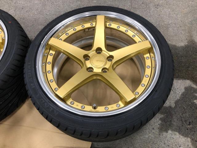 ☆新品タイヤ×セミオーダーカラー☆WORK GNOSIS CVF + KENDA KR20