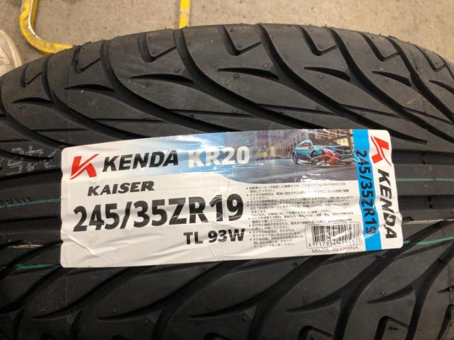☆新品タイヤ×セミオーダーカラー☆WORK GNOSIS CVF + KENDA KR20
