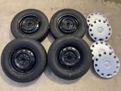 ☆新品スタッドレスタイヤ付き☆SUZUKI エブリィバン純正スチールホイール + KENDA ICETEC VAN’Z WR01
