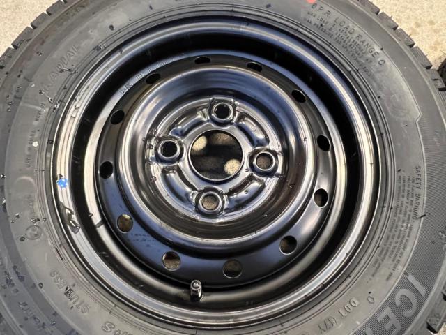 ☆新品スタッドレスタイヤ付き☆SUZUKI エブリィバン純正スチールホイール + KENDA ICETEC VAN’Z WR01