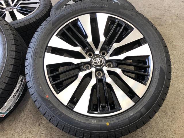 ☆新品スタッドレスタイヤ付き☆TOYOTA アルファード・ヴェルファイア/30系 後期 切削光輝 純正ホイール  + KENDA KR36