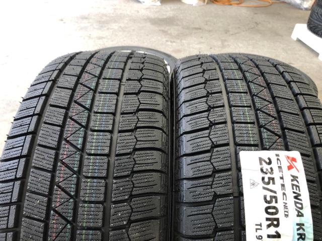 ☆新品スタッドレスタイヤ付き☆TOYOTA アルファード・ヴェルファイア/30系 後期 切削光輝 純正ホイール  + KENDA KR36