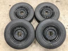 ☆新品国産スタッドレスタイヤ付き☆NISSAN 日産純正 キャラバン純正スチールホイール + GOODYEAR ICE NAVI CARGO