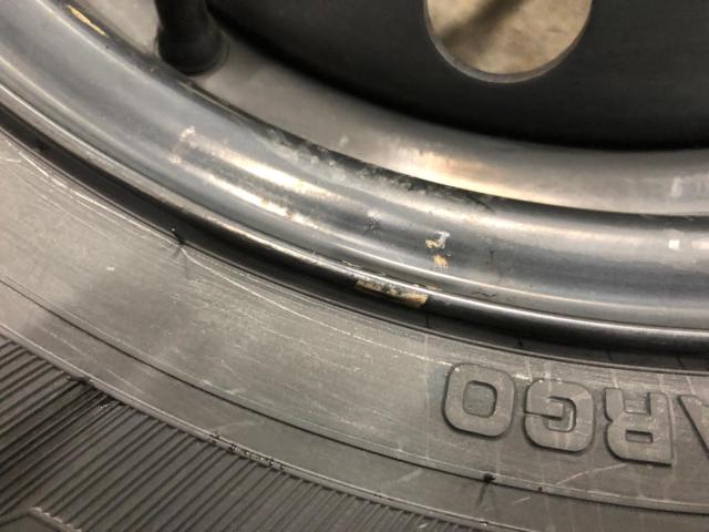 ☆新品国産スタッドレスタイヤ付き☆NISSAN 日産純正 キャラバン純正スチールホイール + GOODYEAR ICE NAVI CARGO
