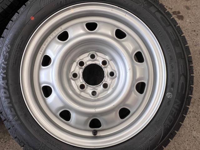 ☆新品スタッドレスタイヤ付き☆TOPY スチールホイール + KENDA KR36