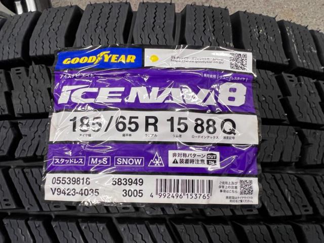 ☆新品国産スタッドレスタイヤ付き☆weds ZELERNA + GOODYEAR ICE NAVI8