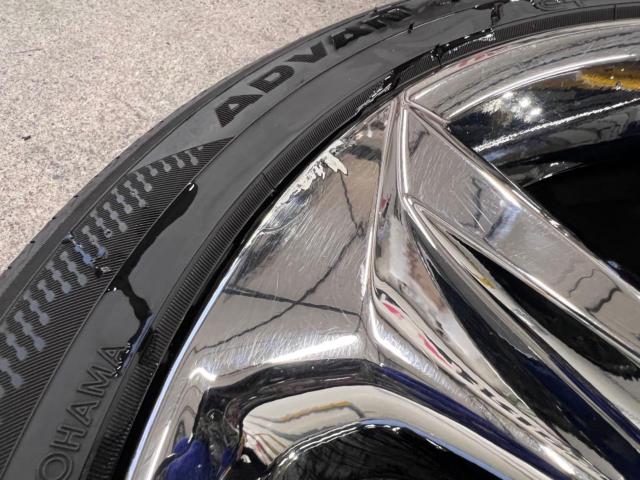 トヨタ純正 純正ホイール クラウンRSアドバンス/220系 前期+YOKOHAMA ADVAN db V553