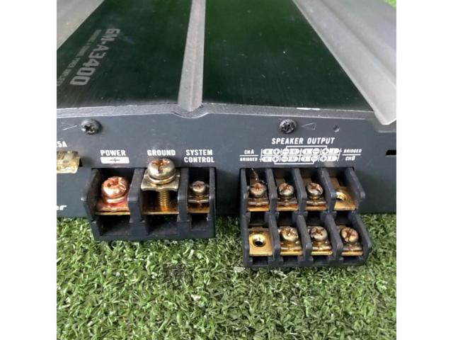 carrozzeria
GM-A3400
4ch
Car Power Amplifier
60W x 4 / 4Ω