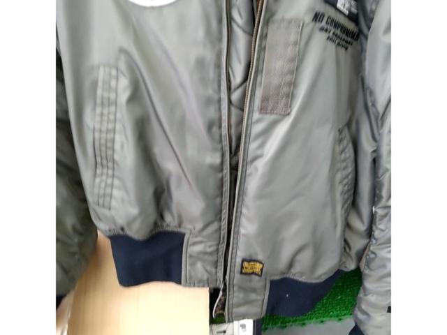 【サイズL】 VANSON(バンソン) MA-1タイプバイク用ジャケット