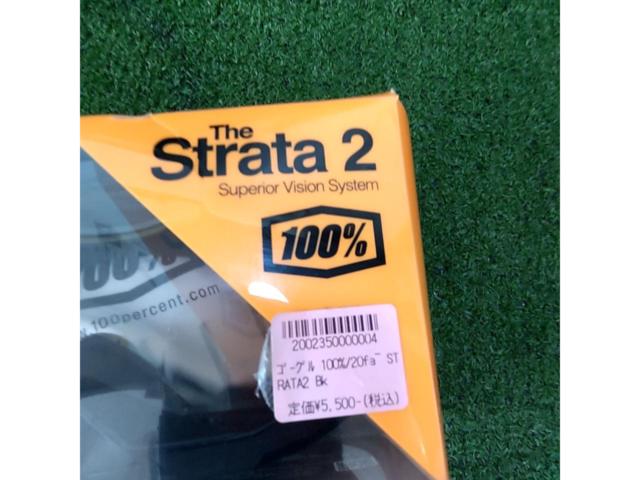 100% モトクロス用ゴーグル STRATA 2