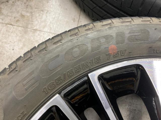 DAIHATSU
Tanto Custom RS/LA650S
Late original wheel
+
BRIDGESTONE
ECOPIaEP150
165 / 55R15
75V