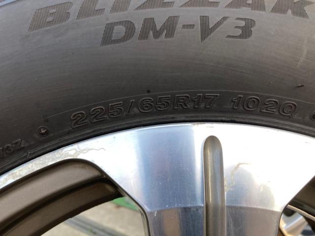 BIG WAYB-WIN 05 +BRIDGESTONE BLIZZAK DM-V3 225/65R17 102Q 4本セット