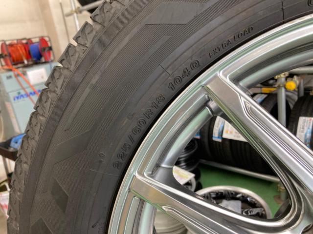 TOPY LONGINUS RE-X +YOKOHAMA iceGUARD iG80 E+ 225/60R18 104Q【クラウンクロスオーバーサイズ!!】