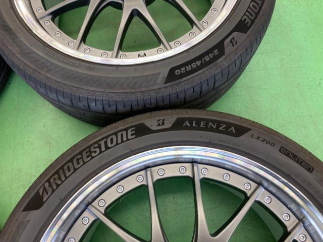 TWS EXlete 107M  + BRIDGESTONE ALENZA LX200 ENLITEN 245/45R20 103W