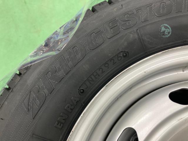 TOPY STEEL WHEELマルチP.C.D スチールホイール + BRIDGESTONE W300 145/80R12 80/78N LT