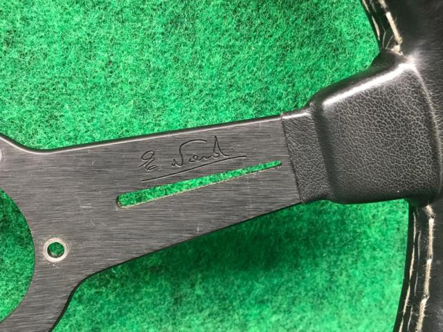 【正規品】NARDI(ナルディ) CLASSIC(クラシック) ブラックレザー&ブラックスポーク 360mm ステアリング N130