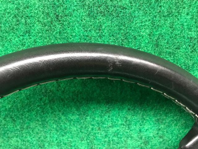 【正規品】NARDI(ナルディ) CLASSIC(クラシック) ブラックレザー&ブラックスポーク 360mm ステアリング N130