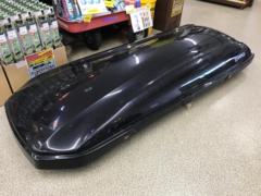 【左開き】inno ルーフボックス55 BRQ55 ブラック スクエバー・エアロバー両対応 300L
