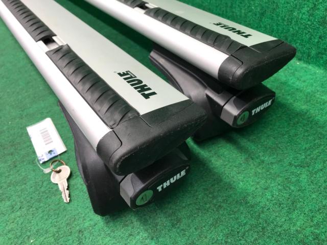THULE ウイングバーTH969 127cm + ルーフレール用フットTH757 GT系XV ルーフレール付車