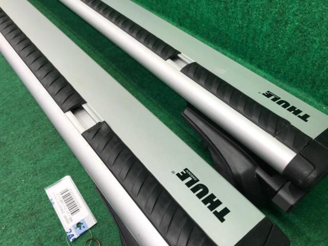 THULE ウイングバーTH969 127cm + ルーフレール用フットTH757 GT系XV ルーフレール付車