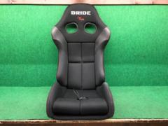 BRIDE STRADIAⅢ G72ASF FRP製シルバーシェル ロークッション ブラック リクライニングシート