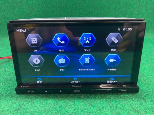 Regeo AZ-720【7V型メモリーナビ 2x2フルセグ/DVD/CD/Bluetoothオーディオ/SD/USB/チューナー 2020年モデル】