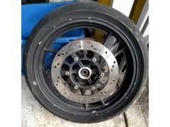 Genuine Suzuki GSX400X
Impulse/GK71E genuine rear wheel